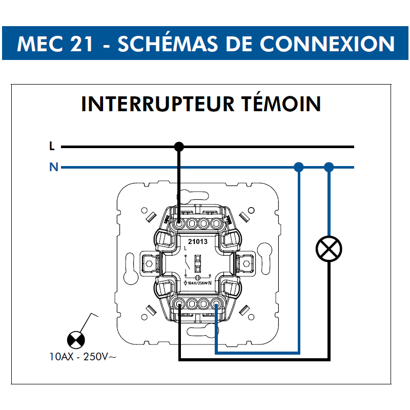 Mécanisme Interrupteur Témoin