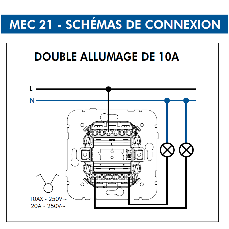 Mécanisme Interrupteur Double Allumage