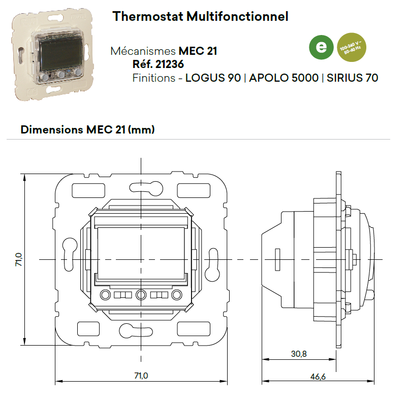 Mécanisme de Thermostat Multifonctionnel