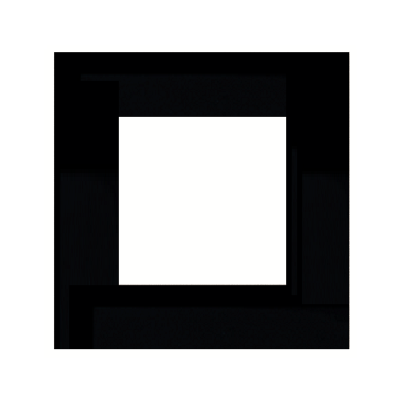 Plaque QUADRO45 - Noir MAT