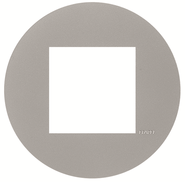 Plaque Quadro 45 SIZA Ronde Alumine
