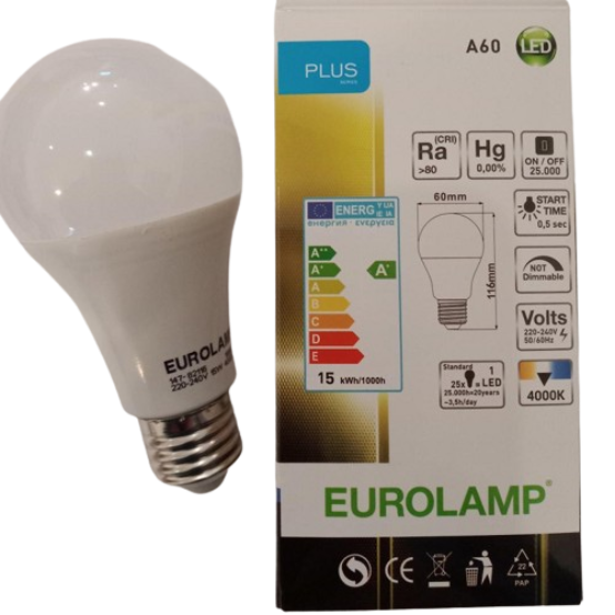 Ampoule LED SMD A60 15W 4000 kelvin