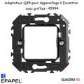 Adaptateur à Griffes pour appareillage QUADRA ou SIZA