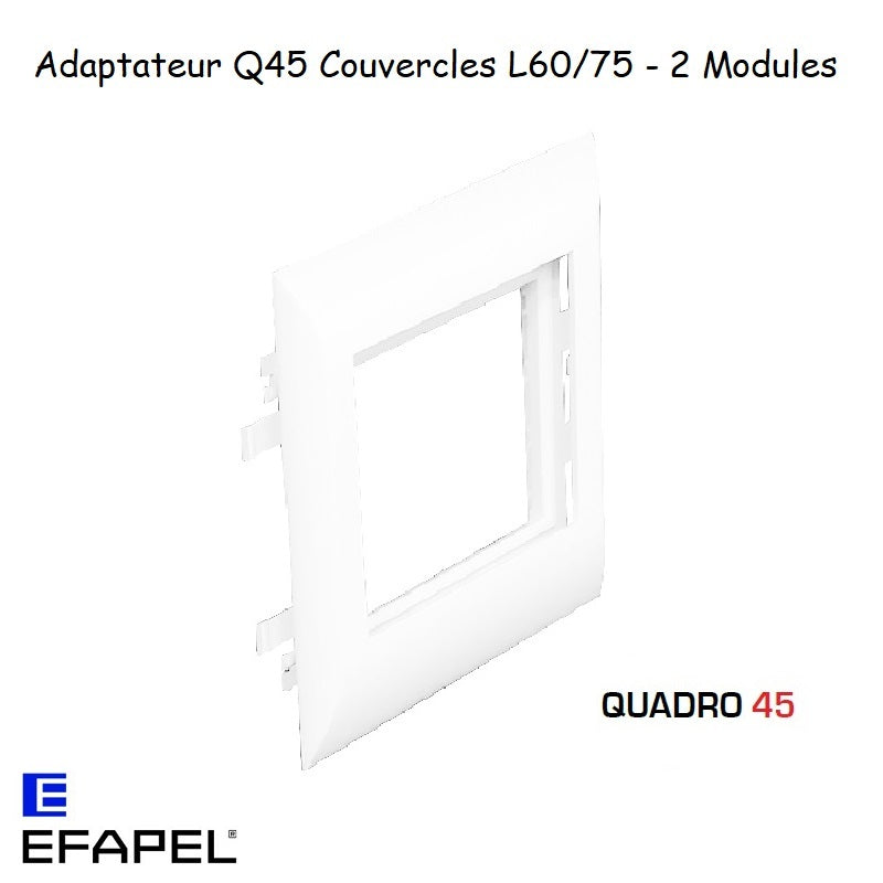 Adaptateur Q45 Couvercles L60/75 - 2 Modules
