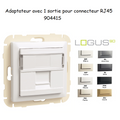 Adaptateur avec Module 1 Sortie pour Connecteur RJ45 - LOGUS 90