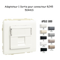 Adaptateur avec Module 1 Sortie pour Connecteur RJ45 - APOLO 5000