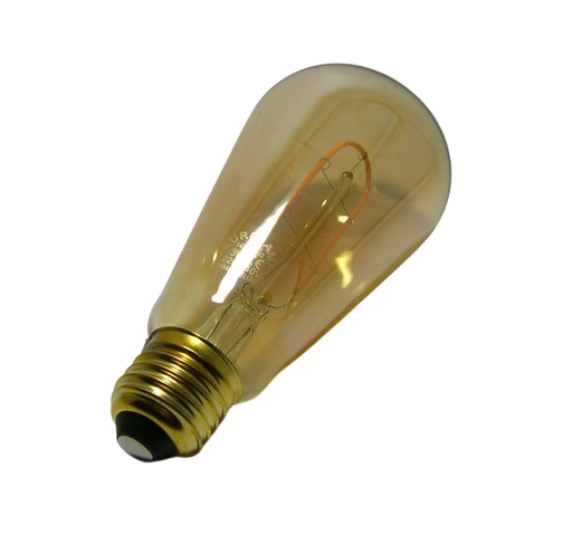 Ampoule LED Filament Déco ST64 Gold 3W Gradable