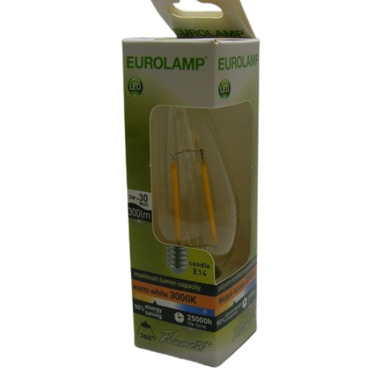 Ampoule LED Filament Flamme E14 - 3W