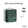 Bas Voyant de Balisage IP65 - Boitier Gris