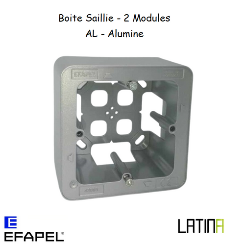 Boite Saillie 2 Modules LATINA Matrice Européenne