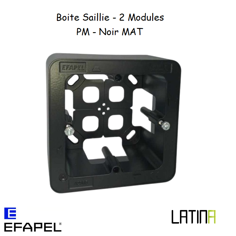 Boite Saillie 2 Modules LATINA Matrice Européenne