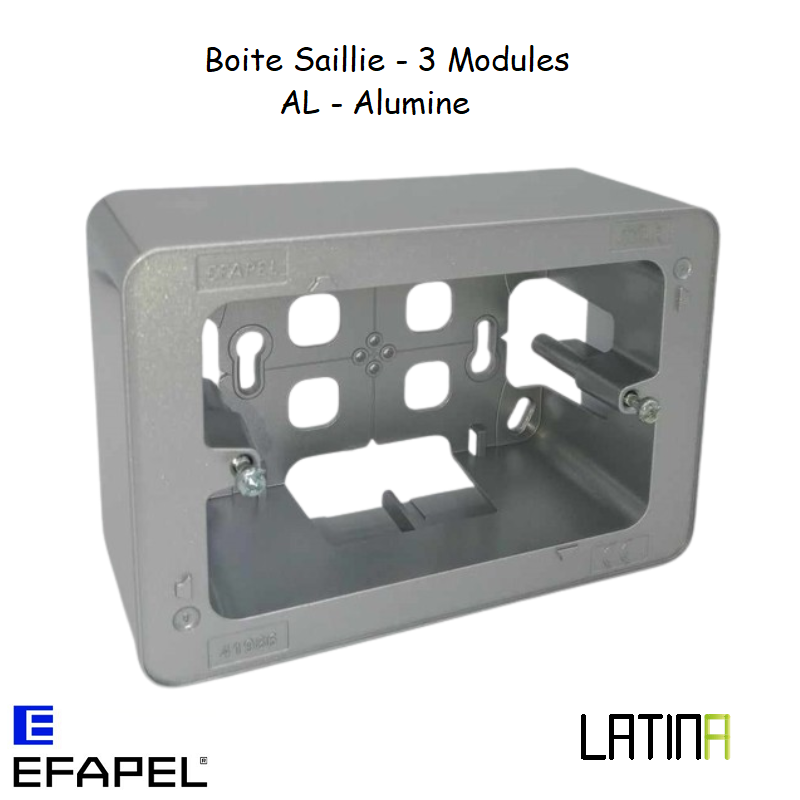 Boite Saillie 3 Modules LATINA