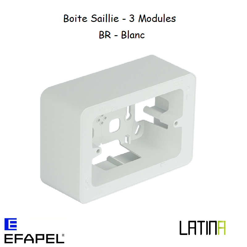Boite Saillie 3 Modules LATINA