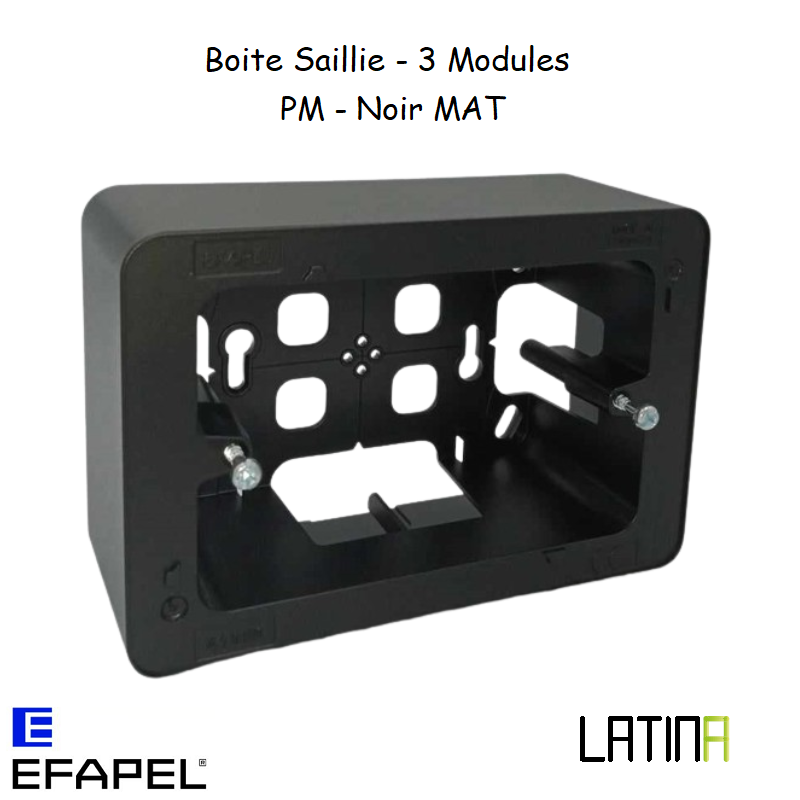Boite Saillie 3 Modules LATINA
