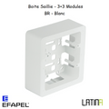 Boite Saillie 3+3 Modules LATINA