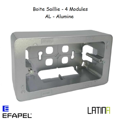 Boite Saillie 4 Modules LATINA