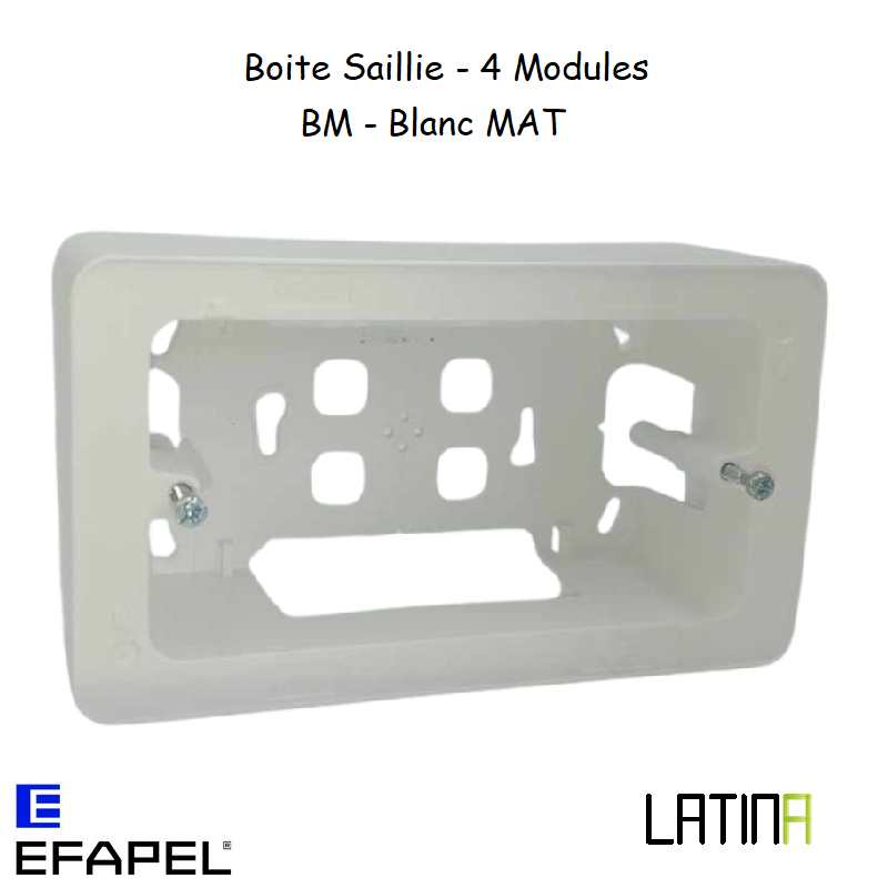Boite Saillie 4 Modules LATINA