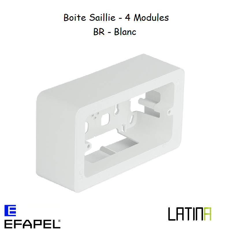 Boite Saillie 4 Modules LATINA