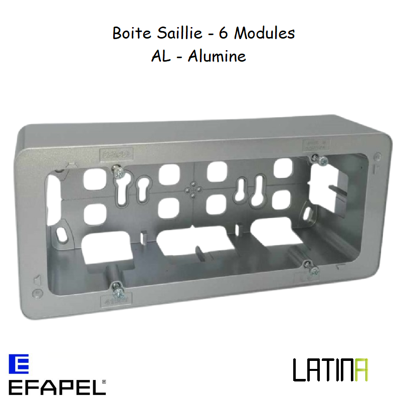 Boite Saillie 6 Modules LATINA