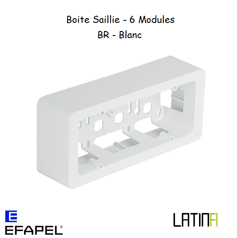 Boite Saillie 6 Modules LATINA