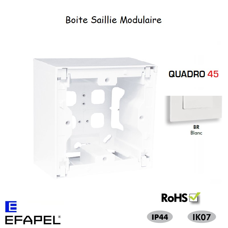 Boite Saillie Modulaire Quadro 45