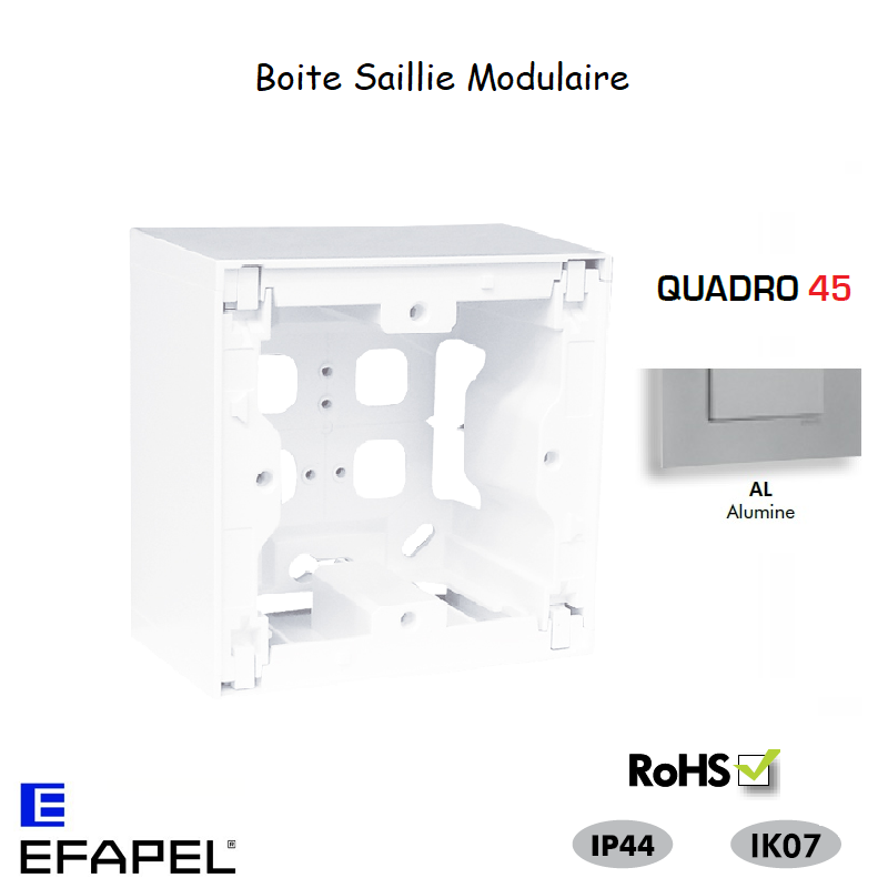 Boite Saillie Modulaire Quadro 45