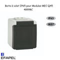 Boite à Volet étanche (IP65) pour la Série Quadro 45