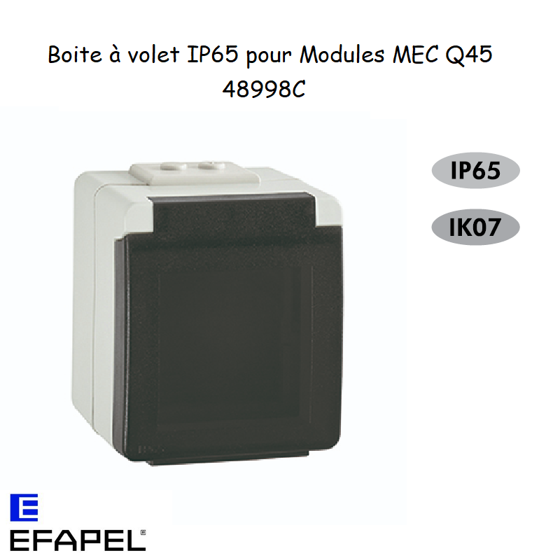 Boite à Volet étanche (IP65) pour la Série Quadro 45