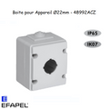 Boite étanche pour Appareils ø 22mm IP65