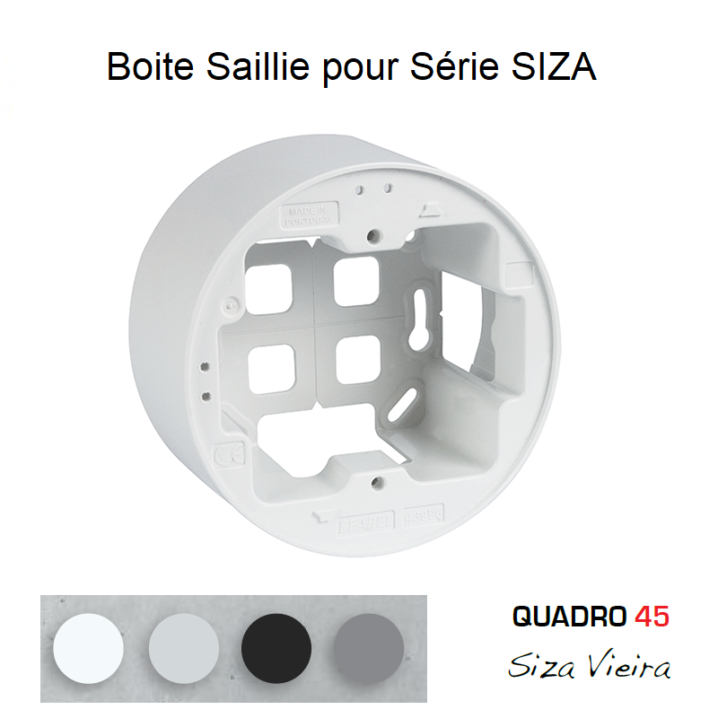 Boite Saillie pour Série Quadro 45 Siza