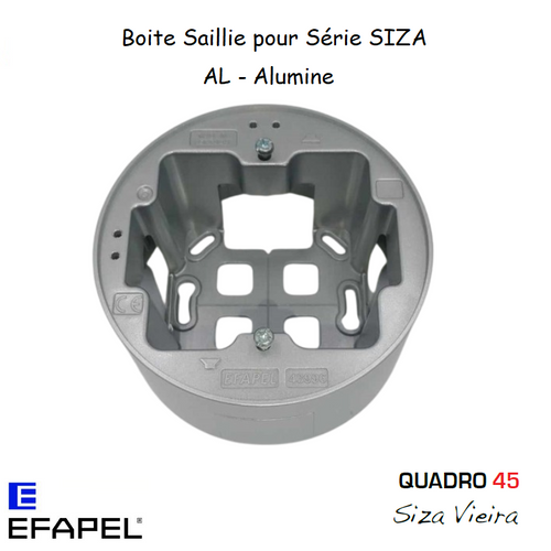 Boite Saillie pour Série Quadro 45 Siza