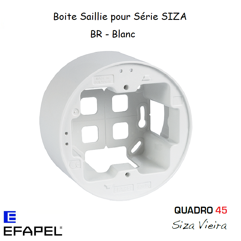 Boite Saillie pour Série Quadro 45 Siza
