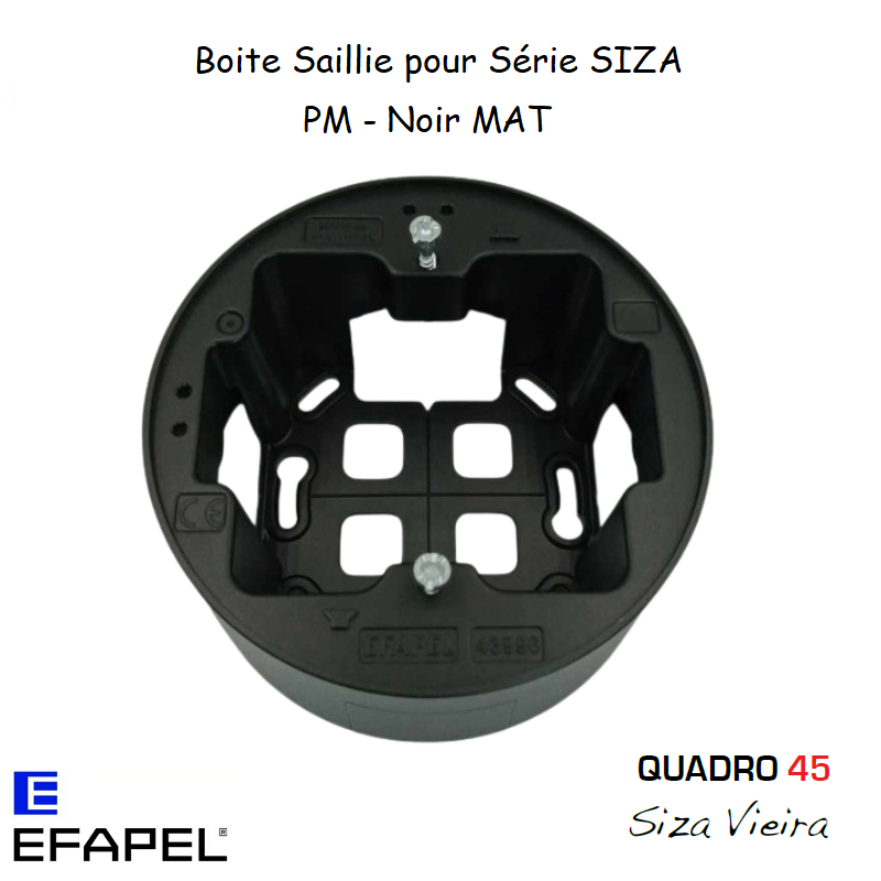 Boite Saillie pour Série Quadro 45 Siza