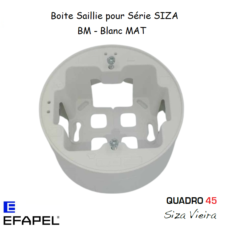Boite Saillie pour Série Quadro 45 Siza