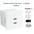 Chargeur Double USB Type C - 2 Modules