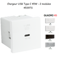 Chargeur USB Type C Power Delivery 45W - 2 Modules