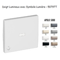Doigt interrupteur lumineux avec symbole lumière APOLO 5000