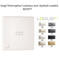 Doigt pour interrupteur lumineux avec symbole lumière LOGUS 90