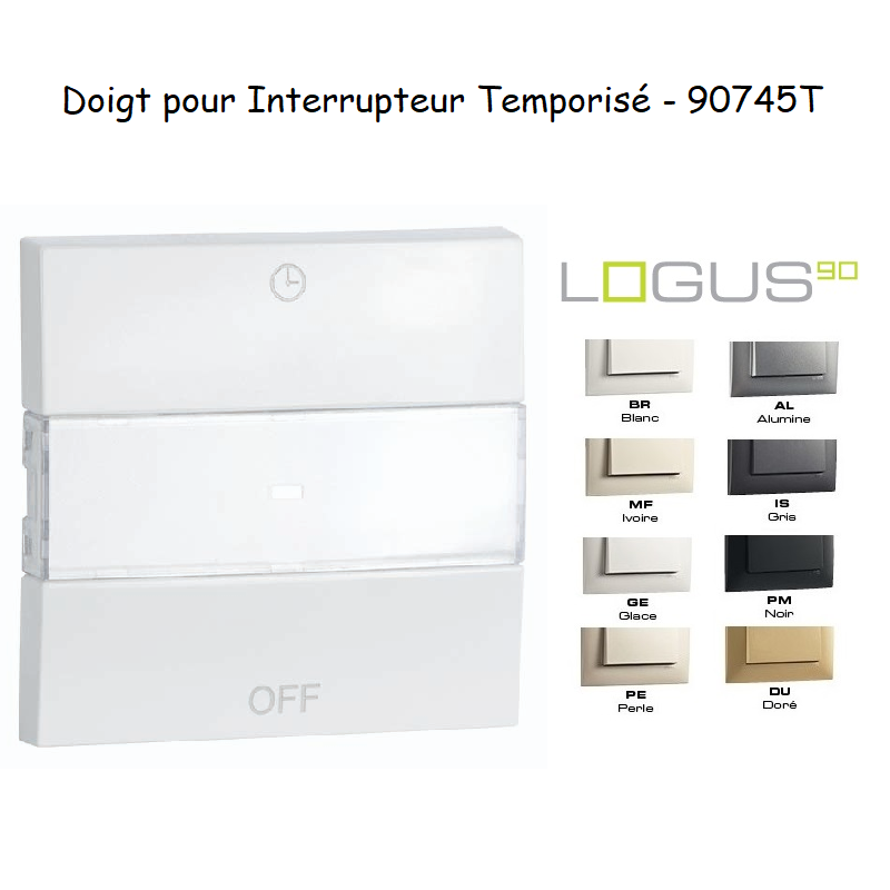 Doigt pour Interrupteur Temporisé - LOGUS 90