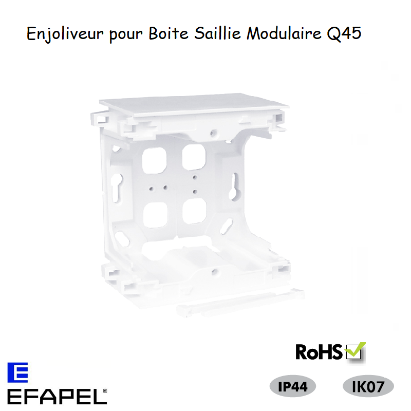 Enjoliveur pour Boite Saillie Modulaire Quadro 45