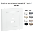 Enjoliveur de chargeur Double USB A+C APOLO 5000