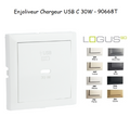 Enjoliveur de chargeur USB C Power Delivery 30W LOGUS 90