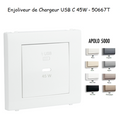 Enjoliveur de Chargeur USB C Power Delivery 45W APOLO 5000