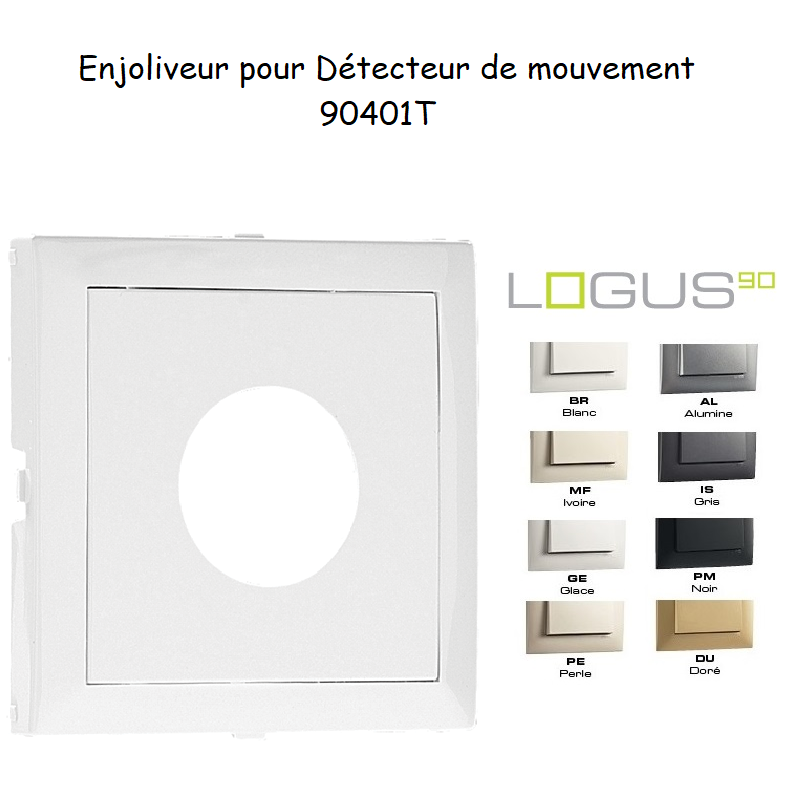 Enjoliveur pour Détecteur de Mouvement - LOGUS90