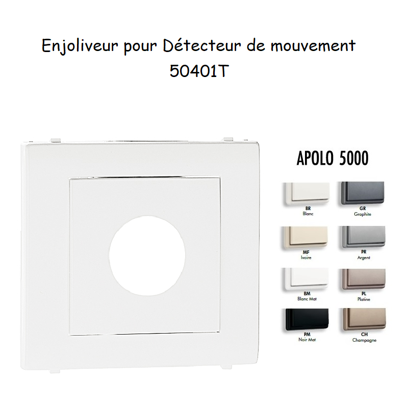 Enjoliveur pour Détecteur de Mouvement - APOLO 5000