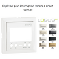 Enjoliveur Interrupteur Horaire Digital 1 circuit - Logus90