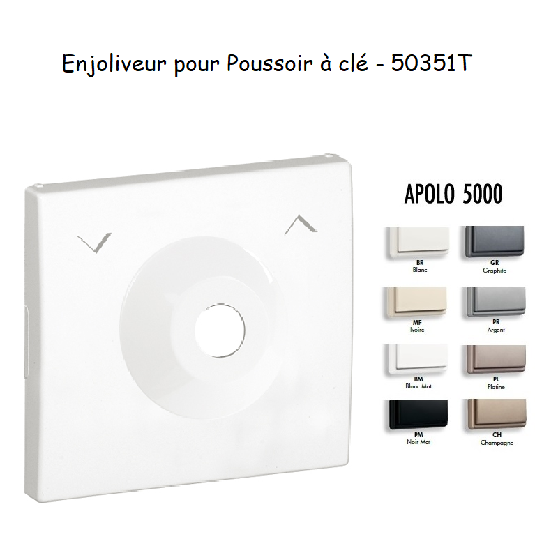 Enjoliveur pour Poussoir à Clé - APOLO 5000