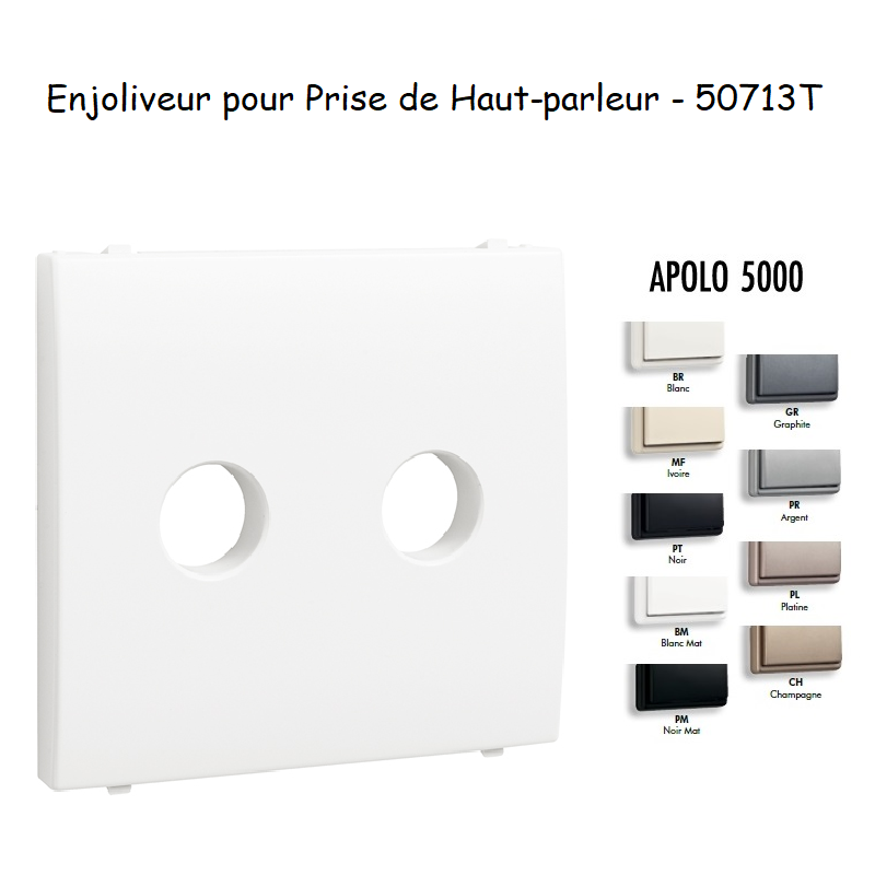 Enjoliveur pour Prise de Haut-parleur - APOLO 5000
