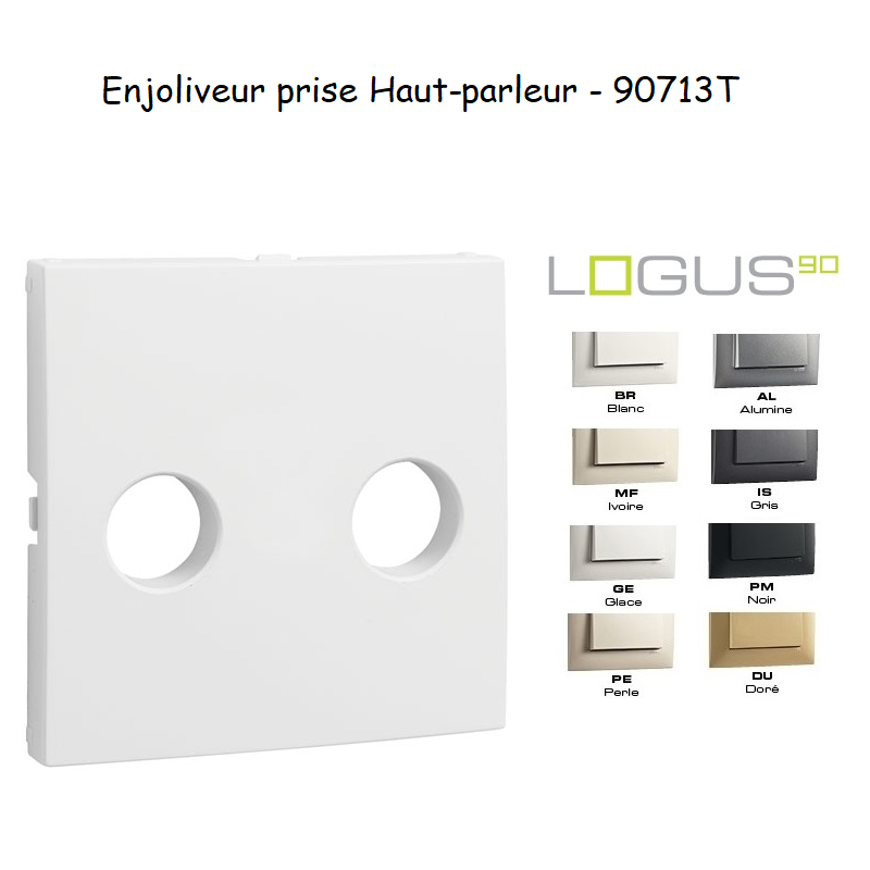 Enjoliveur pour Prise de Haut-parleur - LOGUS 90