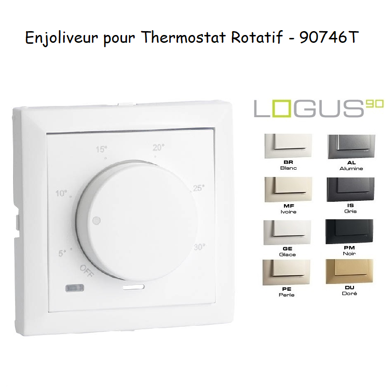 Enjoliveur pour Thermostat Rotatif - LOGUS 90